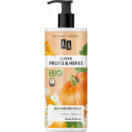 AA Super Fruits & Herbs Firming and Smoothing Body Lotion Pumpkin Jasmine 500ml