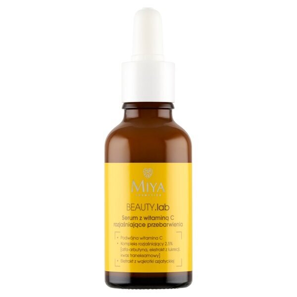 Miya BEAUTY.Lab Serum z Witaminą C Rozjaśniające Przebarwienia 30ml