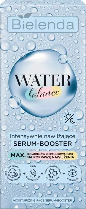 Bielenda Water Balance Intensywnie Nawilżające Serum-Booster dla Suchej Cery 30g