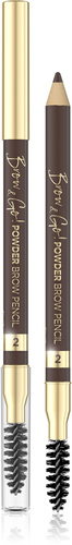 Eveline Cosmetics Brow&Go Powder Precision Eyebrow Pencil No. 2 Medium Brown