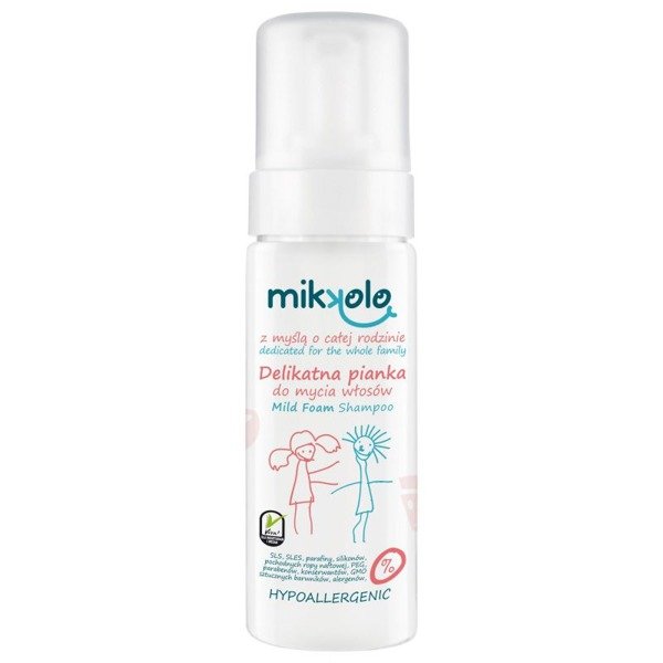NOVA Mikkolo Delikatna Pianka do Mycia Włosów dla Dzieci 150 ml