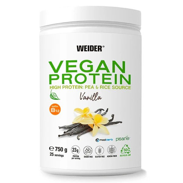 Weider Vegan Protein, Vanilla - 750g