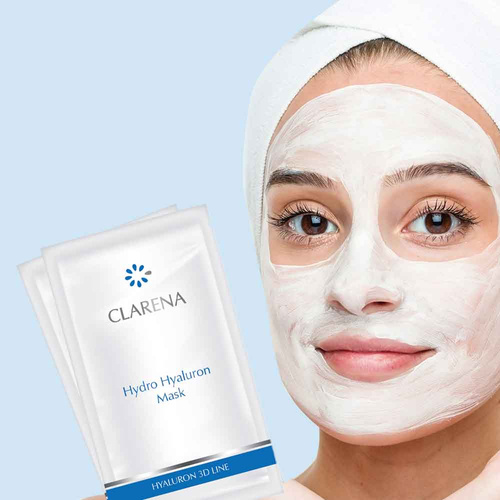Clarena Hyaluron 3D Line Hydro Hyaluron Hyaluronic Moisturizing Mask 5ml