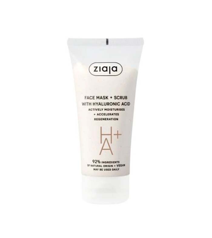 Ziaja Mask and Facial Peeling with Hyaluronic Acid 55ml