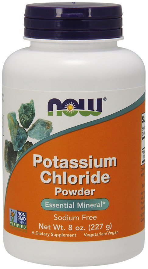 Now Foods Potassium Chloride Powder Chlorek Potasu Puder 227g