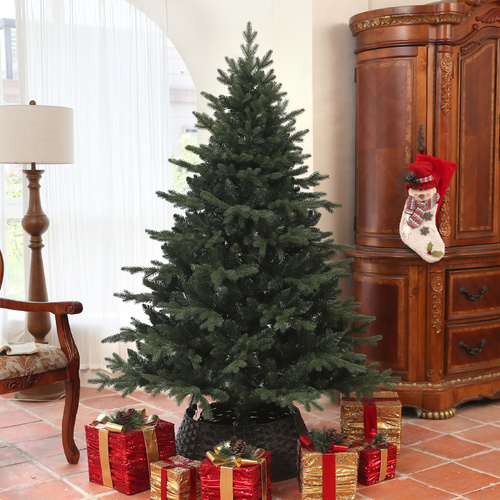 HOMCOM 6ft Artificial Spruce Christmas Tree - Green