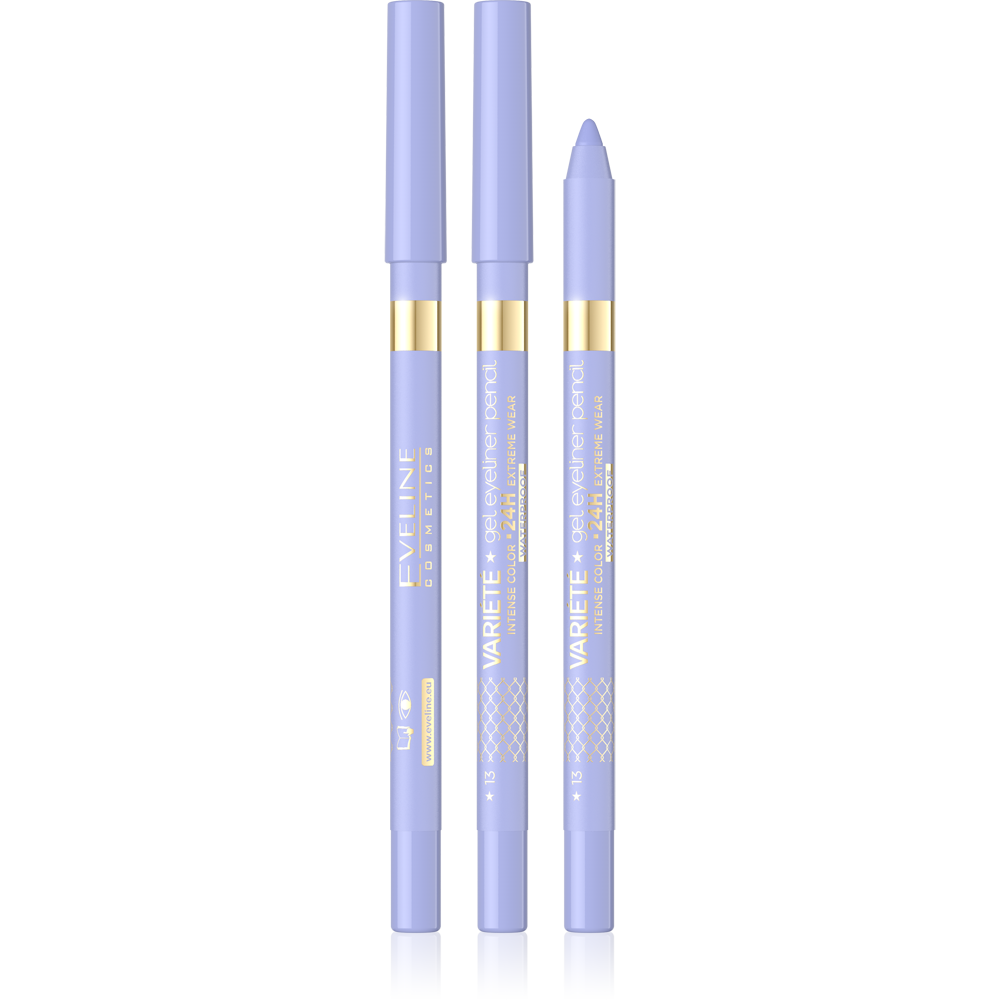 Eveline Variete Waterproof Gel Eye Pencil No. 13 Blue Sky 1pc