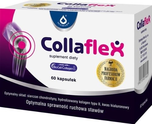 Collaflex 60 Kapsułek Wspomaga Kondycję Stawów Uzupełnia Niedobór Kolagenu