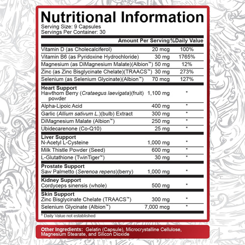 5% Nutrition Liver & Organ Defender Legendary Series 270 Capsules