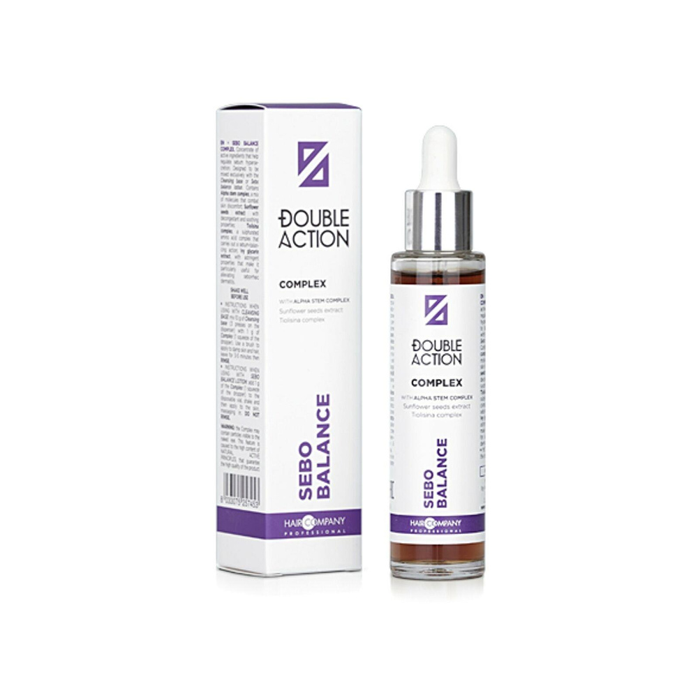 Hair Company Double Action Sebo Balance Complex Active Ingredients Concentrate Regulating Sebum Secretion 50ml