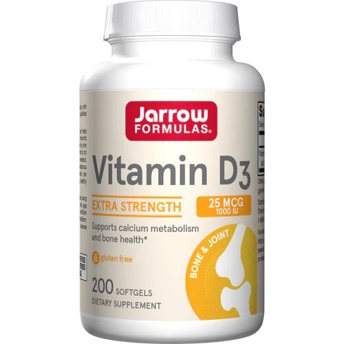 Vitamin D3, 25mcg - 200 softgels