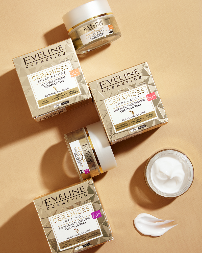 Eveline Ceramides Niacinamide Aktywnie Ujędrniający Krem LIftingujący 50+ 50ml