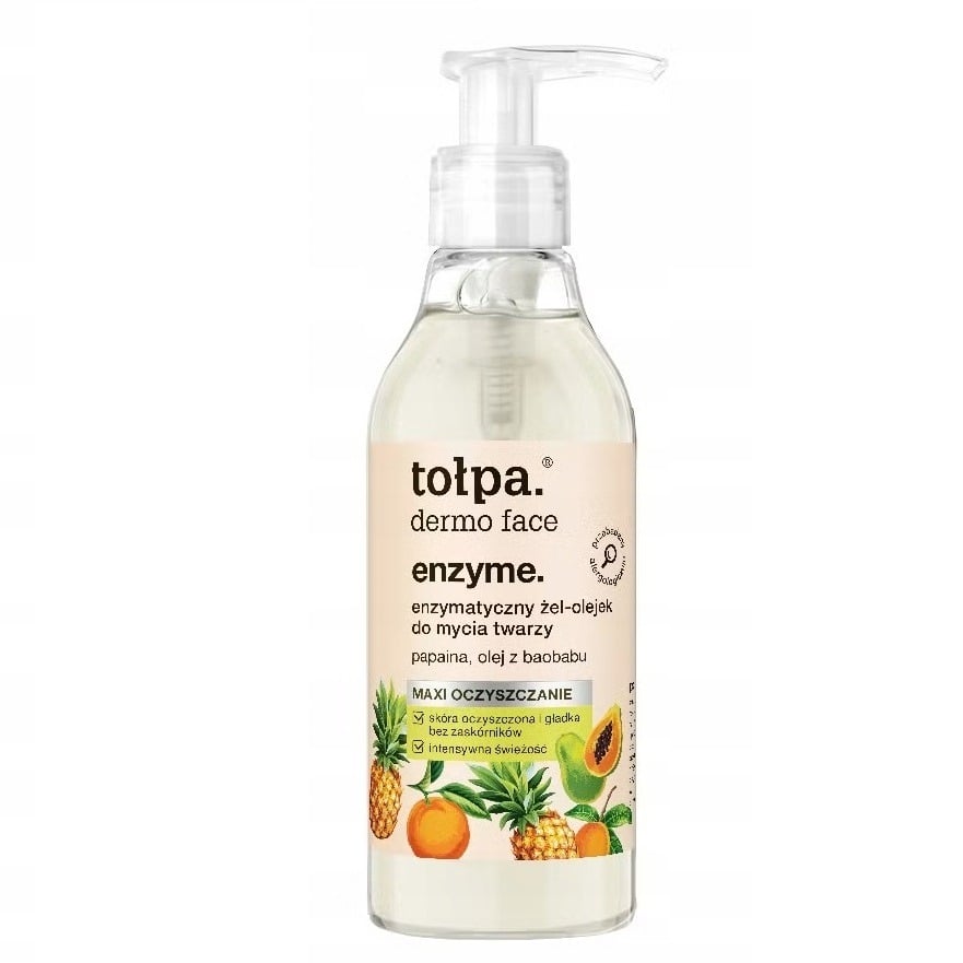Tołpa Dermo Face Enzymatyczny Olejek-Żel do Mycia Twarzy 195ml