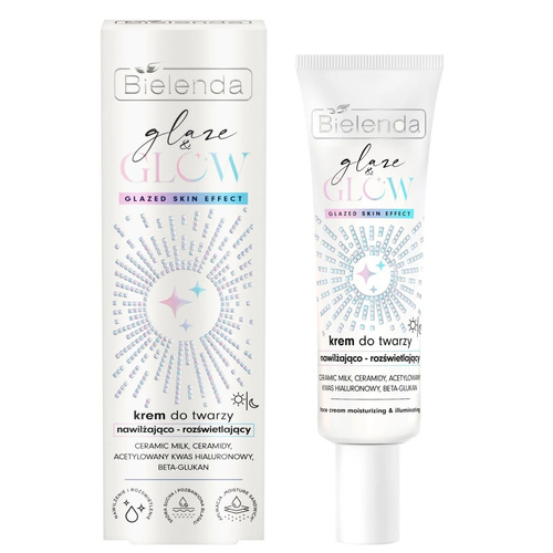 Bielenda Glaze & Glow Nawilżająco-Rozświetlający Krem Glazed Skin 50ml