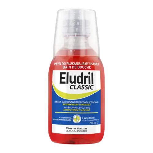 Eludril Classic Płyn do Płukania Jamy Ustnej 200ml