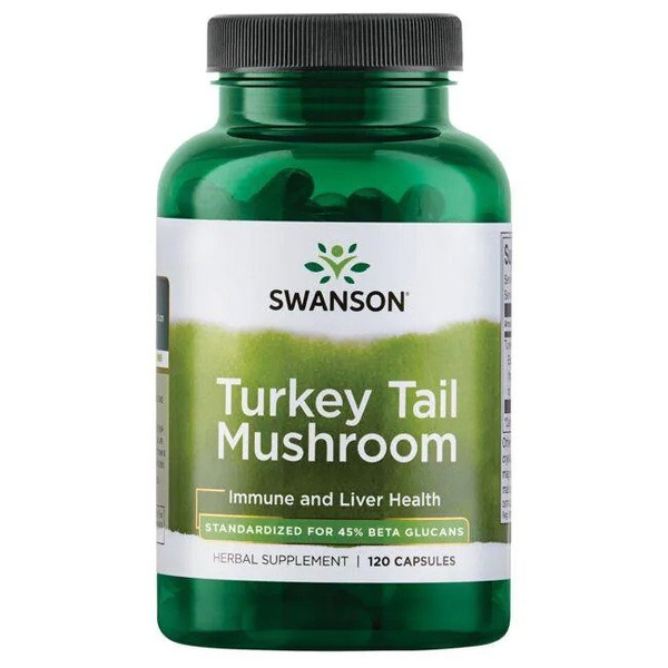 Swanson Triple Mushroom Complex for Immunity Support 120 Capsules