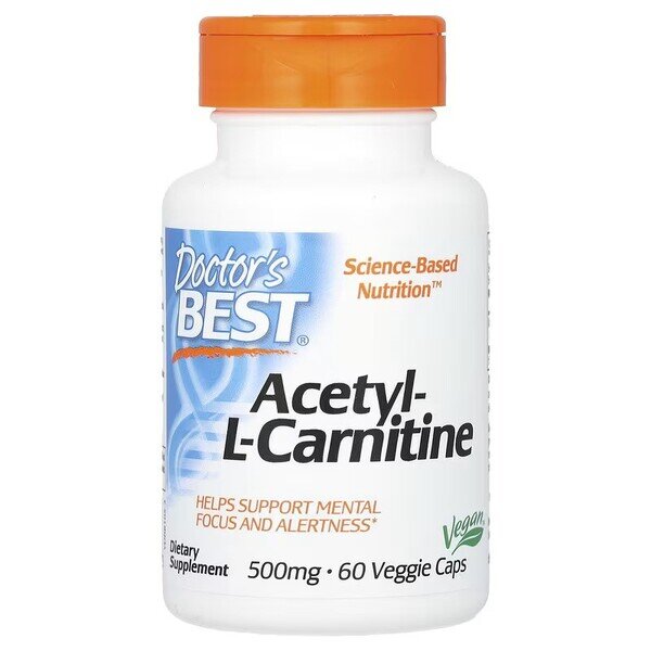 Acetyl L-Carnitine, 500mg  - 60 vcaps