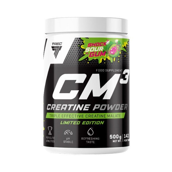 Trec Nutrition CM3 Powder - Limited Edition, Shock Sour Gum - 500g