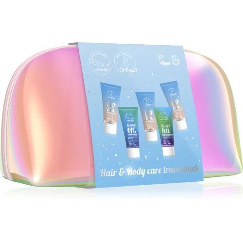 OnlyBio Hair & Body Care Coconut Travel Pack Set with Natural Cosmetics 1 Piece