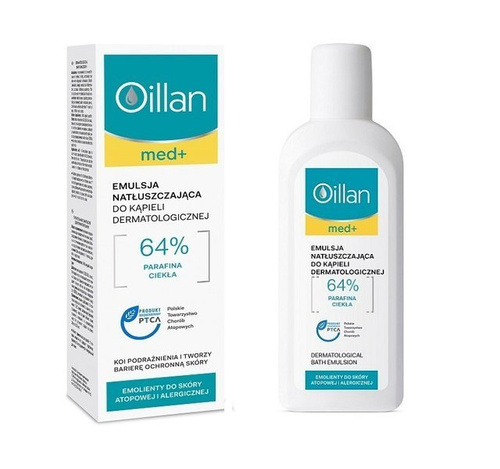 Oillan Med Emulsja Natłuszczająca Do Kąpieli 500 ml Skóra Atopowa Alergiczna