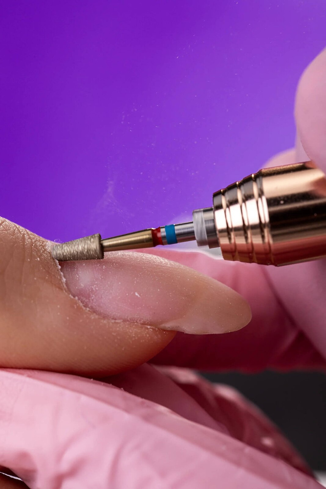 IQ Nails Diamentowy Frez do Paznokci DuoFrez Stożek Ścięty Fine/Standard 3,1mm ZRN Powłoka Manicure Pedicure 171.FM.031Z 1 Sztuka