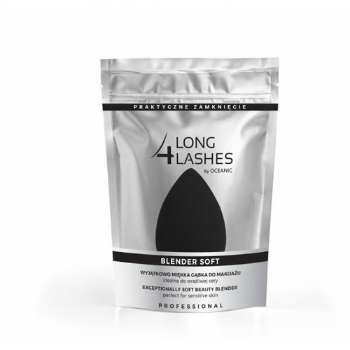 Long 4 Lashes Professional Exceptionally Soft Beauty Blender for Sensitive Skin 1pc
