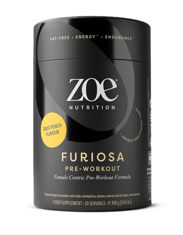 ZOE Nutrition Furiosa Pre-Workout, Fruit Punch - 300g