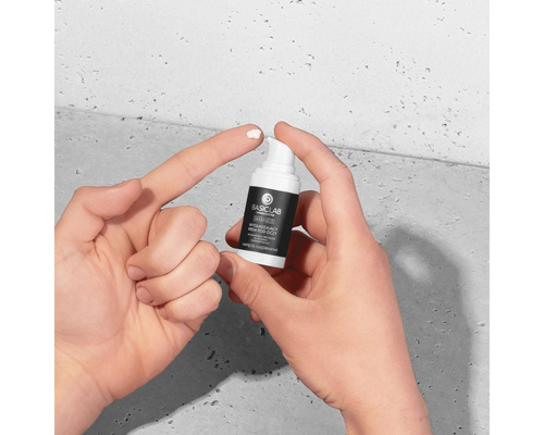 BasicLab Masculis Smoothing Eye Cream 5% Peptide Complex 2% Caffeine 2.0 Carnosine Tension and Firming for Men Day and Night 15ml