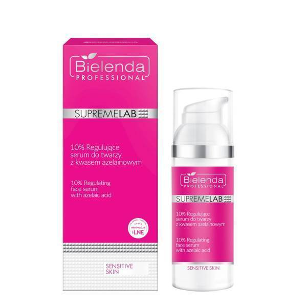 Bielenda Professional Supremelab Sensitive Skin 10% Serum Regulujące do Twarzy z Kwasem Azelainowym 50ml