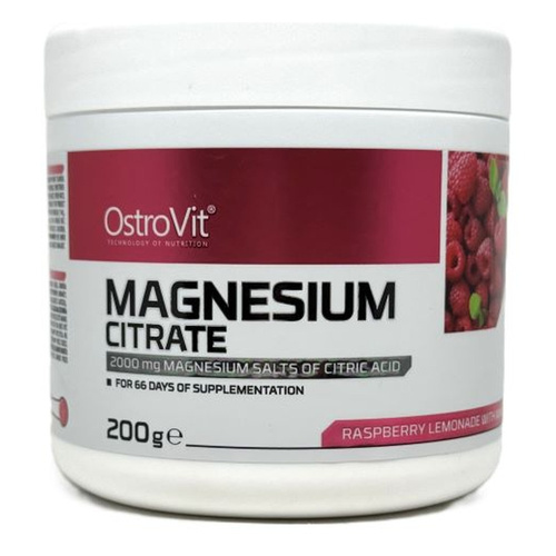Magnesium Citrate, Raspberry Lemonade with Mint - 200g