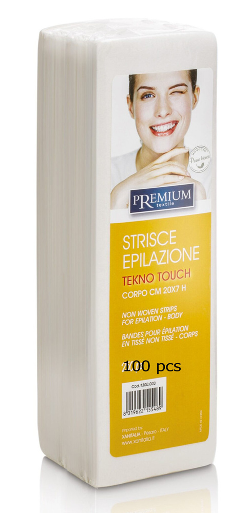 Star Beauty Professional Paski do Depilacji z Tkaniny Każdy Rodzaj Skóry 100 Sztuk