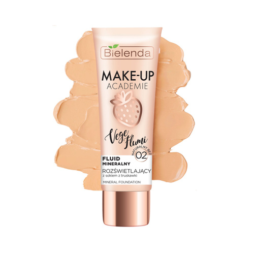 Bielenda Make Up Academie Vege Flumi Mineral Fluid Brightening 02 Natural Beige 30g