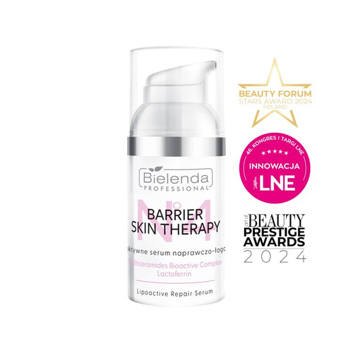 Bielenda Professional Barrier Skin Therapy Lipoaktywne Serum Naprawczo-Łagodzące 30ml