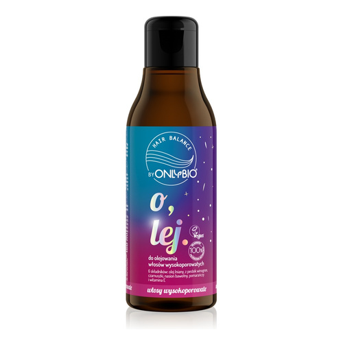 OnlyBio Hair In Balance Vegan Oil for High Porosity Hair with Linseed Oil 150ml