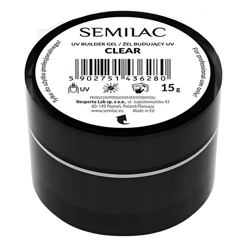 Semilac Builder Gel - Clear 15g