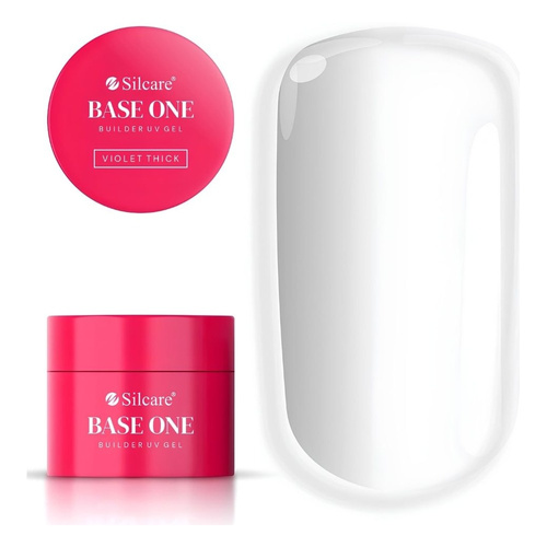 Silcare Base One żel budujący UV/LED Violet Thick 50g