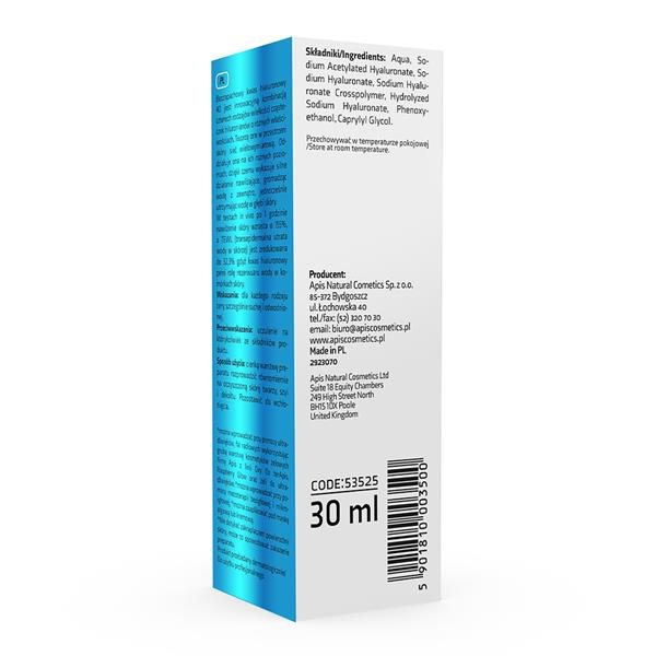 Apis Professional Hyaluron 4D Koncentrat Nawilżający 30ml