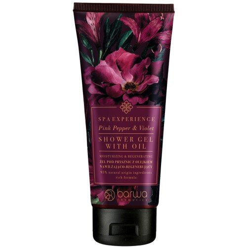 Barwa Spa Experience Moisturizing and Regenerating Shower Gel Pink Pepper and Violet 200ml