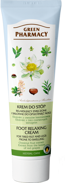 Green Pharmacy Relaksujący Krem do Stóp do Zmęczonych i Spuchniętych Nóg 100ml