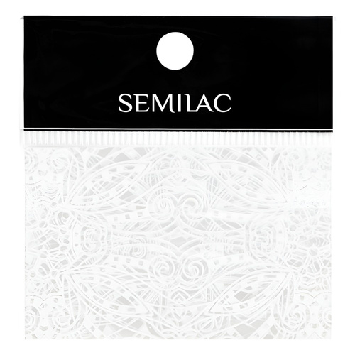 Semilac Nail Transfer Foil White Lace 15