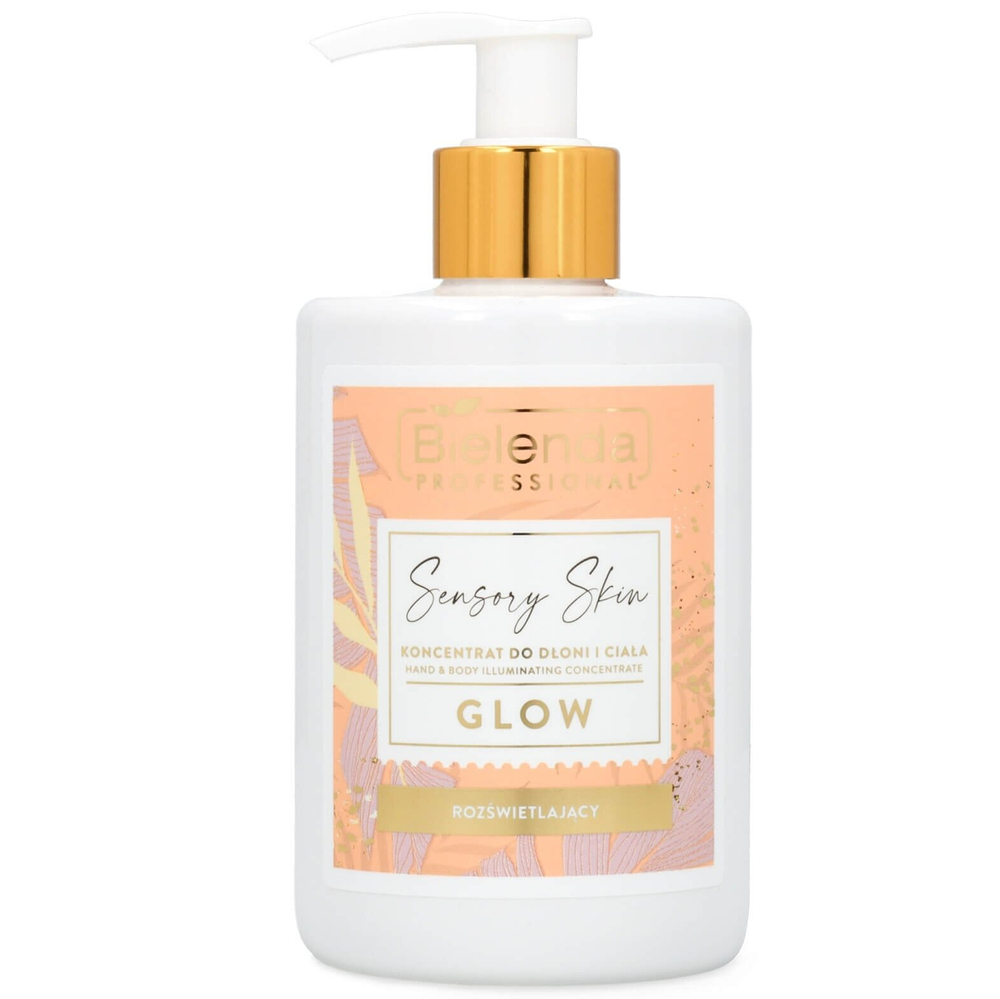 Bielenda Professional Sensory Skin Glow Rozświetlający Koncentrat do Rąk i Ciała 300ml