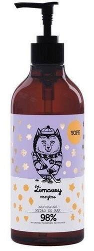 Yope Naturalne Nawilżające Mydło do Rąk w Płynie Zimowy Rarytas 500ml
