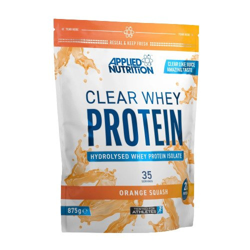 Applied Nutrition Clear Whey Protein Izolat Białka o Smaku Pomarańczowym Na Wzrost Mięśni 875g