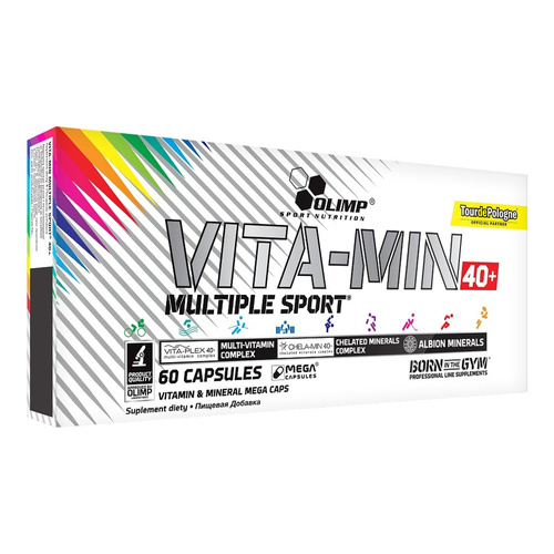 Olimp Vita-Min Multiple Sport 40+ Witaminy dla Aktywnych po 40 Roku Życia 60 Kapsułek