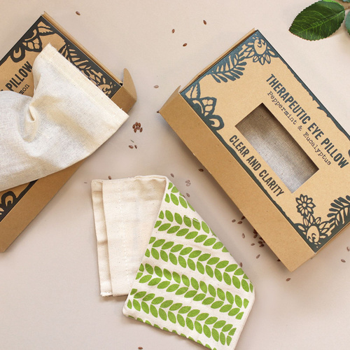 Agnes + Cat Eye Pillow -  Clear & Clarity