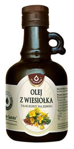 Oleofarm Olej z Wiesiołka Tłoczony na Zimno na Prawidłowy Cholesterol 250ml