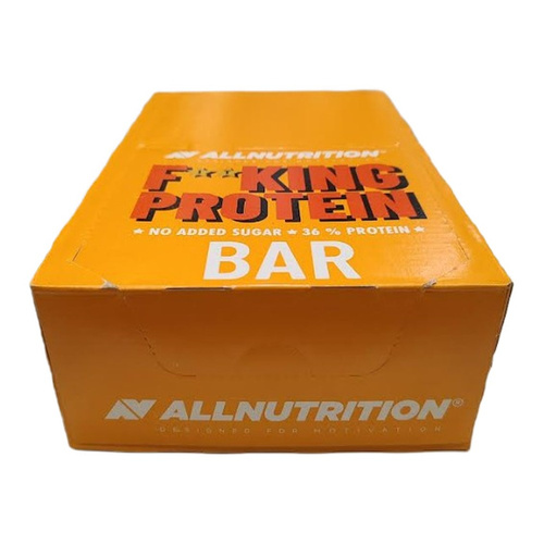 Allnutrition Fitking Delicious Baton Proteinowy Karmelowo Orzechowy Wysokobiałkowa Przekąska 15x55g