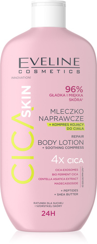 Eveline Cica Skin Mleczko Naprawcze + Kojący Kompres do Ciała 350ml
