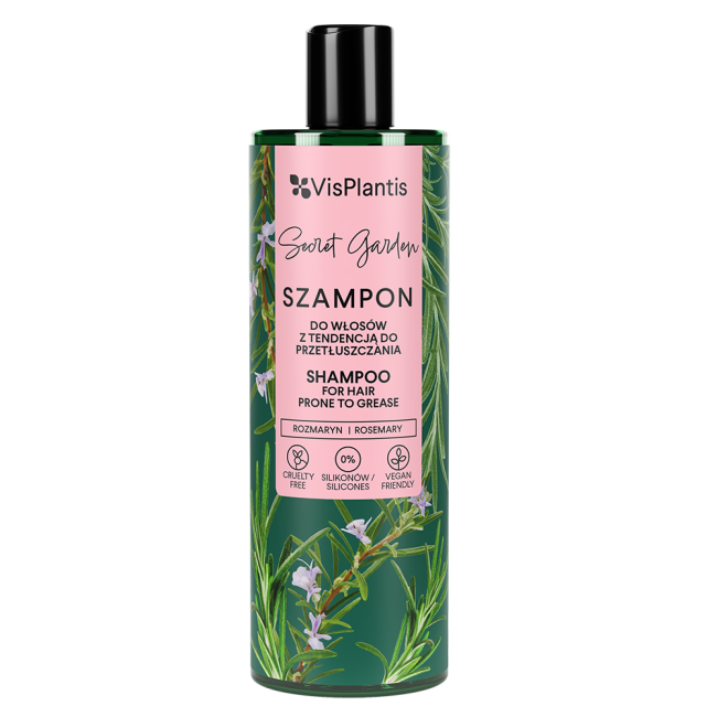 Vis Plantis Shampoo with Rosemary Extract Milk Thistle and Lemon Balm 400ml