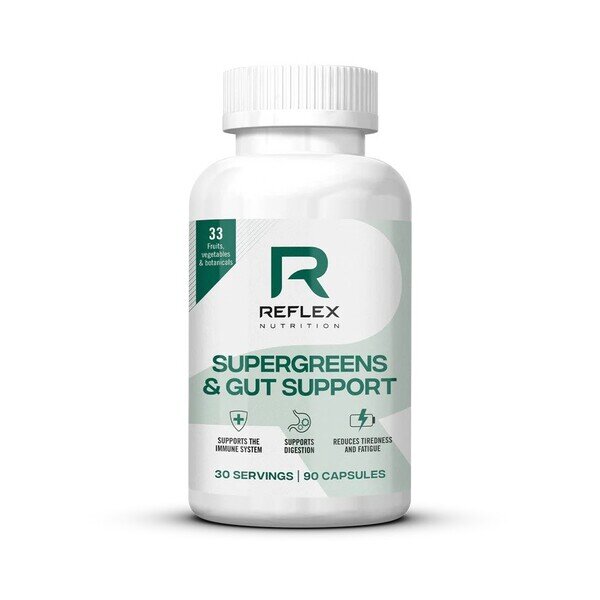 Supergreens & Gut Support - 90 caps